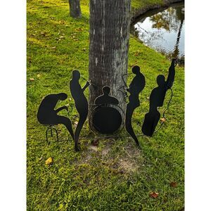 Curtis Jere Metal Jazz quintet Metal Wall Decor.
